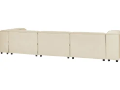 Beliani 3-Istuttava Kulmasohva Ja Rahi Pellava Vasenk. Beige Aprica Online