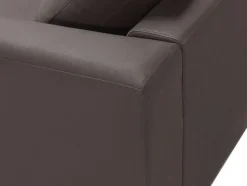 Beliani 5-Istuttava Kulmasohva Ja Rahi Nahka Oikeak. Ruskea Oslo Fashion