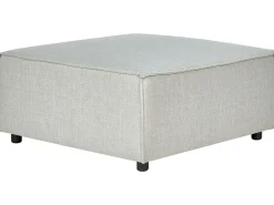 Beliani 3-Istuttava Kulmasohva Ja Rahi Pellava Oikeak. Vaaleanharmaa Aprica Store