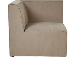 Beliani 3-Istuttava Kulmasohva Ja Rahi Vakosametti Oikeak. Ruskeanharmaa Lemvig Cheap