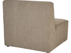 Beliani 5-Istuttava Kulmasohva Ja Rahi Vakosametti Oikeak. Ruskeanharmaa Lemvig Clearance