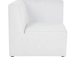 Beliani 5-Istuttava Kulmasohva Ja Rahi Vakosametti Vasenk. Luonnonvalkoinen Lemvig Online