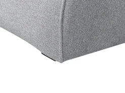 Beliani 3-Istuttava Kulmasohva Kangas Vasenk. Harmaa Dolva Online