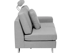 Beliani 6-Istuttava Kulmasohva Kangas Vasenk. Vaaleanharmaa Stockholm Sale