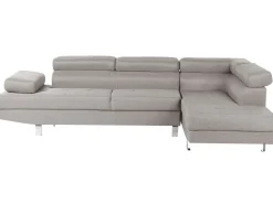 Beliani 5-Istuttava Kulmasohva Kangas Vasenk. Vaaleanharmaa Norrea Shop