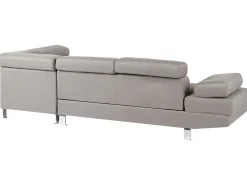 Beliani 5-Istuttava Kulmasohva Kangas Vasenk. Vaaleanharmaa Norrea Shop
