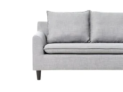 Beliani 4-Istuttava Kulmasohva Kangas Kaannettava Vaaleanharmaa Elvenes New