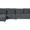 Beliani 4-Istuttava Kulmasohva Kangas Oikeak. Grafiitinharmaa Tomra Store