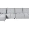 Beliani 4-Istuttava Kulmasohva Kangas Oikeak. Vaaleanharmaa Tomra Outlet
