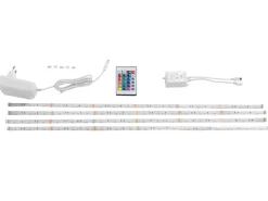 Beliani 3-Istuttava Kulmasohva Led-Valoilla Sametti Oikeak. Harmaa Varde Sale