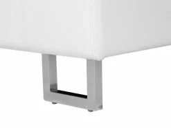 Beliani 6-Istuttava Kulmasohva Nahka Vasenk. Valkoinen Stockholm Cheap