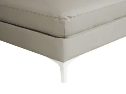 Beliani 4-Istuttava Kulmasohva Nahka Vasenk. Ruskeanharmaa Farila Flash Sale