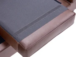 Beliani 6-Istuttava Kulmasohva Nahka Vasenk. Ruskea Stockholm Clearance