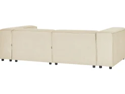 Beliani 2-Istuttava Kulmasohva Pellava Vasenk. Beige Aprica Store