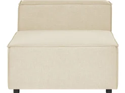 Beliani 2-Istuttava Kulmasohva Pellava Vasenk. Beige Aprica Store