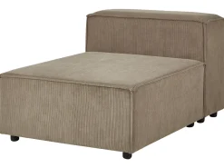 Beliani 3-Istuttava Kulmasohva Vakosametti Vasenk. Vaaleanruskea Aprica Store