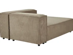 Beliani 3-Istuttava Kulmasohva Vakosametti Vasenk. Vaaleanruskea Aprica Store