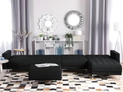 Beliani 5-Istuttava Kulmavuodesohva Ja Rahi Kangas Vasenk. Grafiitinharmaa Aberdeen Online