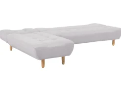 Beliani 4-Istuttava Kulmavuodesohva Kangas Oikeak. Vaaleanharmaa Alsten Flash Sale