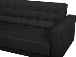 Beliani 5-Istuttava Kulmavuodesohva Kangas Oikeak. Grafiitinharmaa Aberdeen Flash Sale