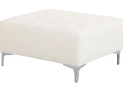 Beliani 4-Istuttava Kulmavuodesohva Ja Rahi Keinonahka Oikeak. Valkoinen Aberdeen Store