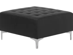 Beliani 5-Istuttava Kulmavuodesohva Ja Rahi Keinonahka Vasenk. Musta Aberdeen Best Sale