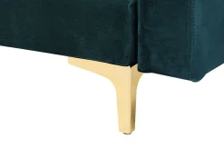 Beliani 5-Istuttava Kulmavuodesohva Sametti Oikeak. Sinivihrea Aberdeen Shop