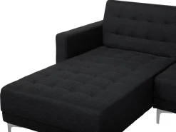 Beliani 5-Istuttava Kulmavuodesohva Ja Rahi Kangas Oikeak. Grafiitinharmaa Aberdeen Flash Sale