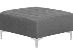 Beliani 4-Istuttava Kulmavuodesohva Ja Rahi Kangas Oikeak. Vaaleanharmaa Aberdeen Outlet