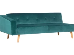 Beliani 4-Istuttava Kulmavuodesohva Sametti Vasenk. Vihrea Vadso Cheap