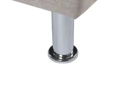 Beliani 4-Istuttava Kulmavuodesohva Kangas Vaaleanharmaa Nesset Online