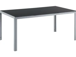 Beliani 6-Istuttava Musta Alumiininen Ulkoruokailuryhma Catania Best