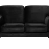 Beliani 2-Istuttava Musta Sohva Lokka Store