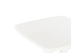 Beliani 4-Istuttava Mustavalkoinen Muovinen Puutarhakalustesetti Sersale / Camogli Sale