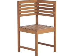 Beliani 4-Istuttava Parvekesetti Vaalea Akasiapuu Treia Clearance