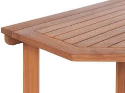 Beliani 4-Istuttava Parvekesetti Vaalea Akasiapuu Treia Clearance