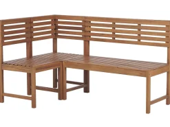 Beliani 4-Istuttava Parvekesetti Vaalea Akasiapuu Treia Clearance