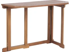 Beliani 4-Istuttava Parvekesetti Vaalea Akasiapuu Treia Clearance