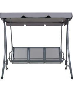 Beliani 3-Istuttava Puutarhakeinu Harmaa Bogart Shop