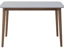 Beliani 4-Istuttava Ruokailuryhma Harmaa/Tumma Puu Modesto New