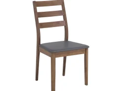 Beliani 4-Istuttava Ruokailuryhma Harmaa/Tumma Puu Modesto New