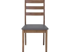 Beliani 4-Istuttava Ruokailuryhma Harmaa/Tumma Puu Modesto New