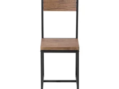 Beliani 6-Istuttava Ruokailuryhma Tumma Puu/Musta Laredo Flash Sale