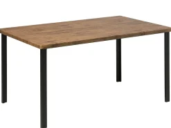 Beliani 6-Istuttava Ruokailuryhma Tumma Puu/Musta Laredo Flash Sale