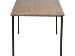 Beliani 6-Istuttava Ruokailuryhma Tumma Puu/Musta Laredo Flash Sale