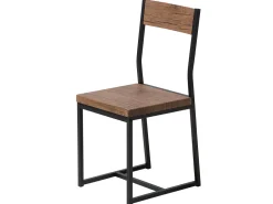 Beliani 6-Istuttava Ruokailuryhma Tumma Puu/Musta Laredo Flash Sale