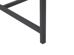 Beliani 4-Istuttava Ruokailuryhma Tumma Puu/Musta Burton New