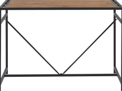 Beliani 4-Istuttava Ruokailuryhma Tumma Puu/Musta Burton New