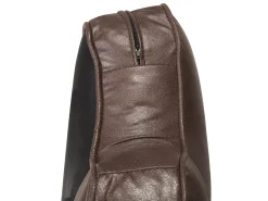 Beliani 3-Istuttava Ruskea Tekonahkainen Sohva Lokka Online