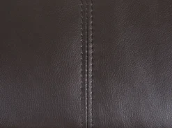 Beliani 2-Istuttava Saadettava Keinonahkainen Sohva Ruskea Bergen Flash Sale